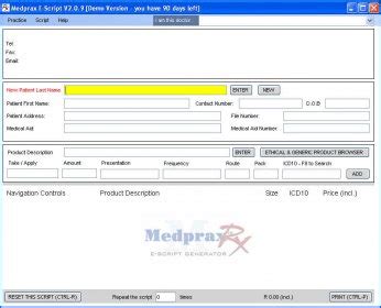 medfx escript